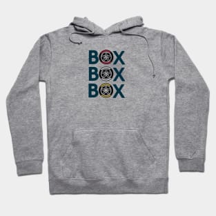 Box Box Box  F1 Tyre Compound Hoodie